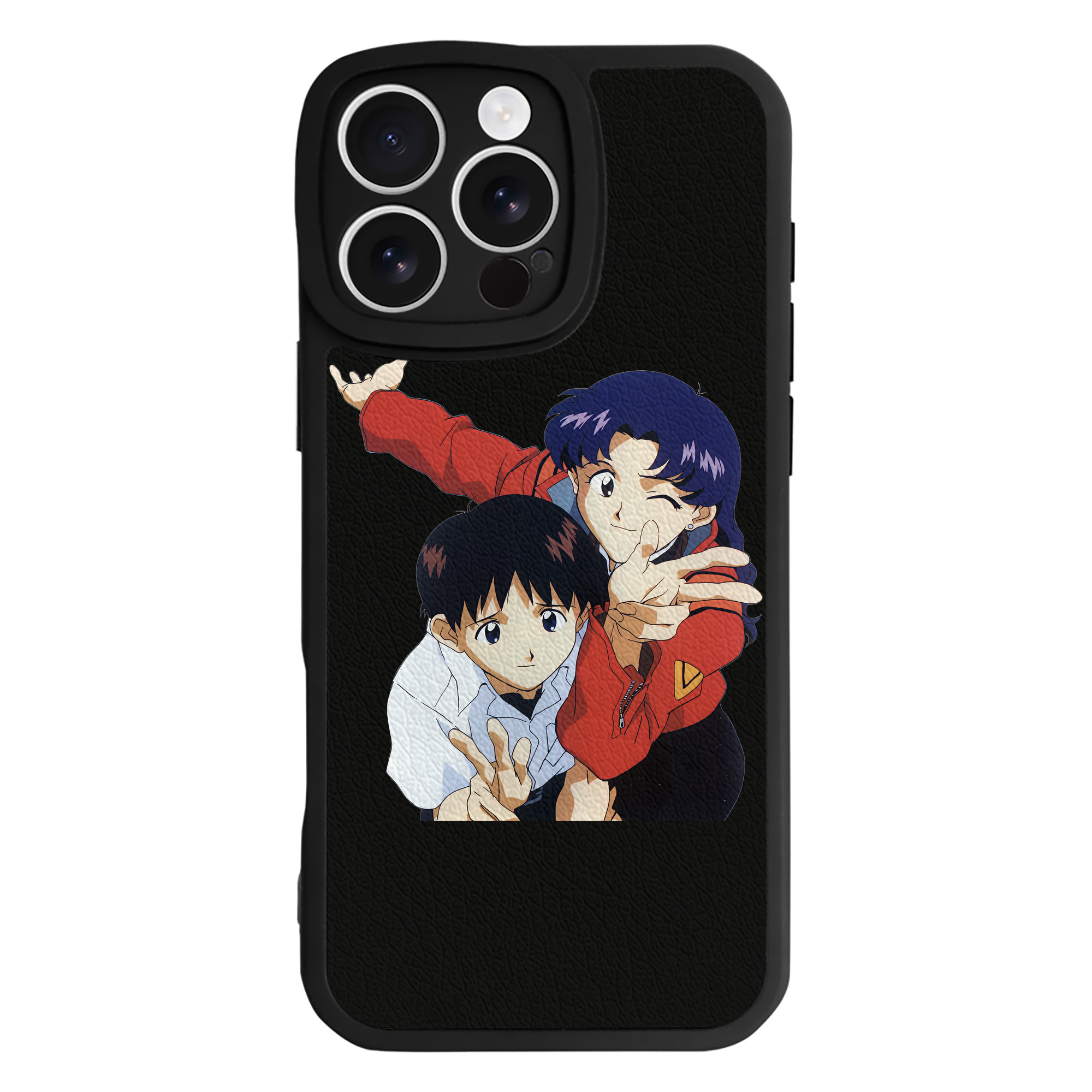 （画像用） EVA 新世紀エヴァンゲリオン 【iPhone 16シリーズ対応】シリコンスマホケース（レザー調） 材質：シリコン